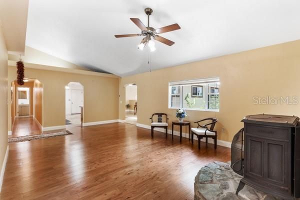 Empty room, Interior, Wood Texture Flooring