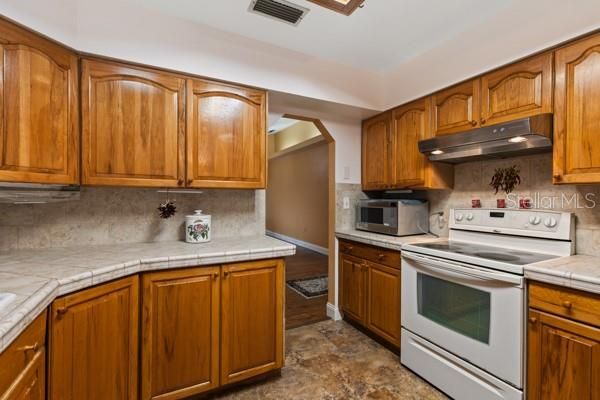 Interior, Kitchen, Tile Countertops