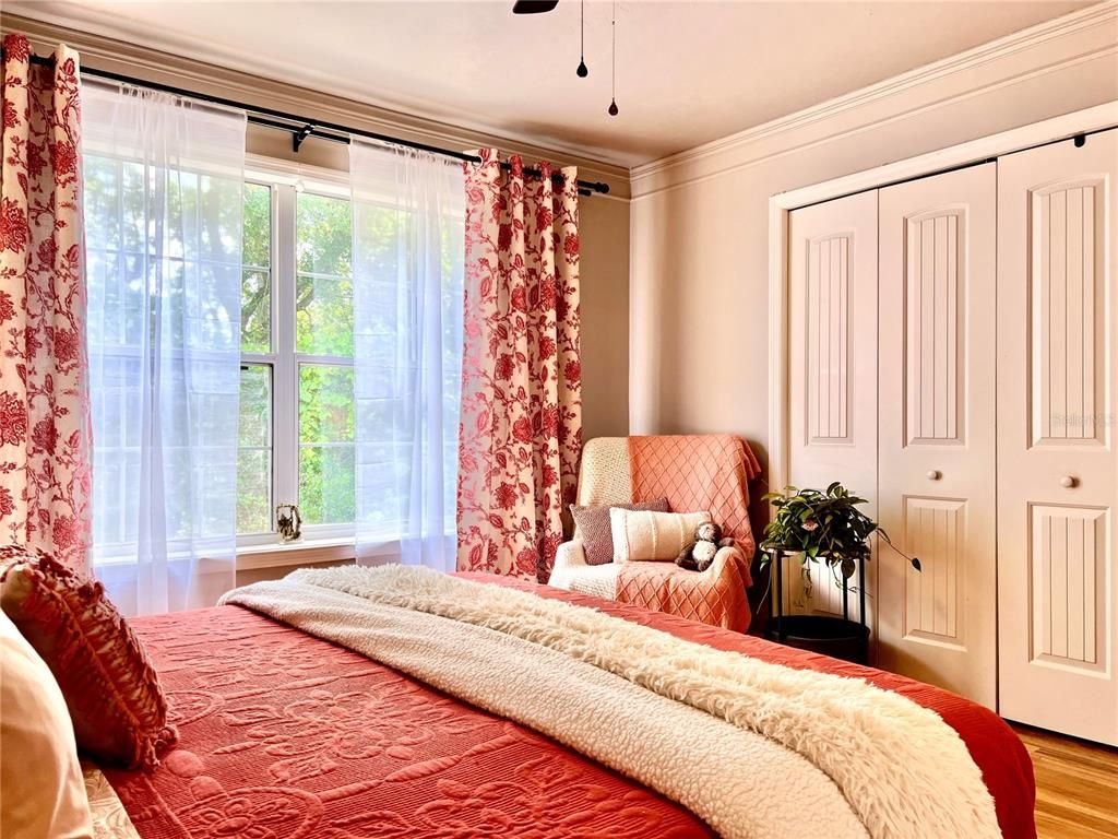 Bedroom, Interior, Wood Texture Flooring