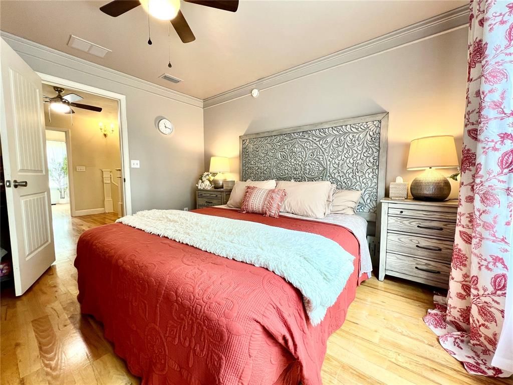Bedroom, Interior, Wood Texture Flooring