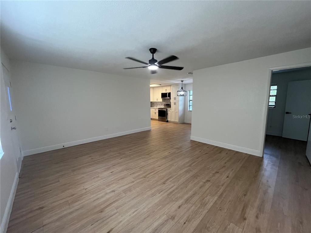 Empty room, Interior, Kitchen, Wood Texture Flooring