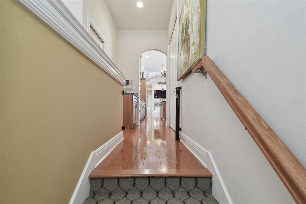 Interior, Recessed Lighting, Wood Texture Flooring