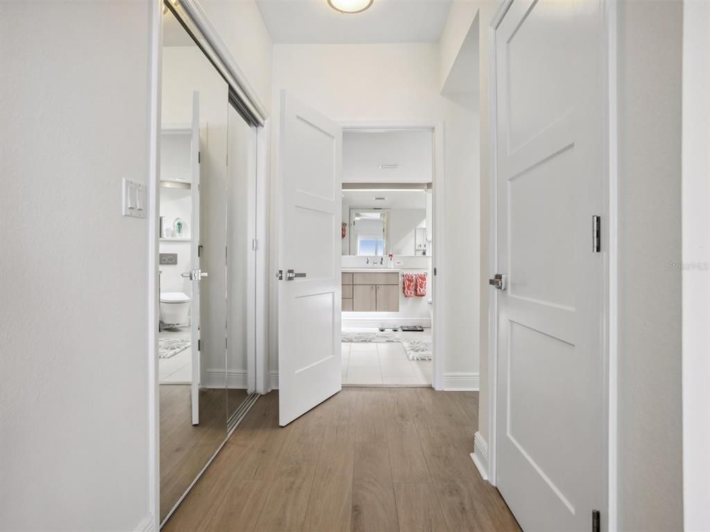 Bathroom, Interior, Wood Texture Flooring