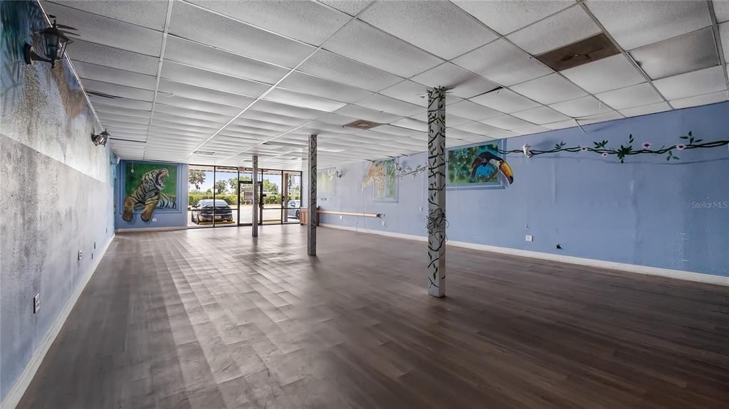 Empty room, Interior, Wood Texture Flooring