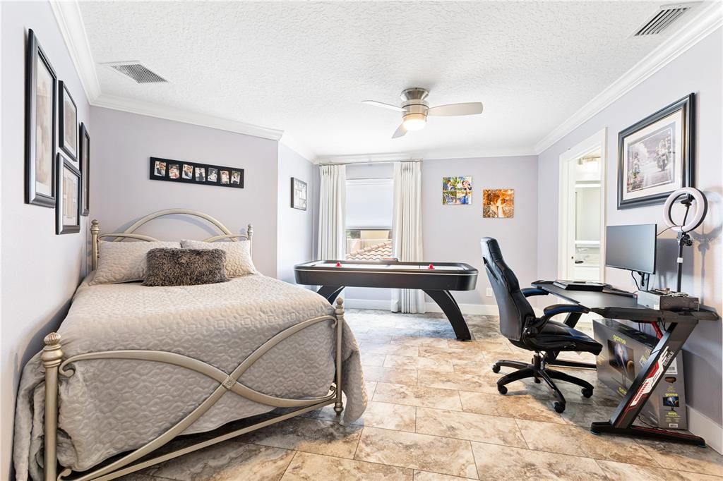 Bedroom, Billiard Table, Game Room, Home Office, Interior