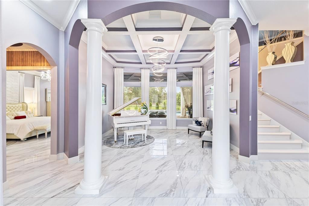 Bedroom, Interior, Marble