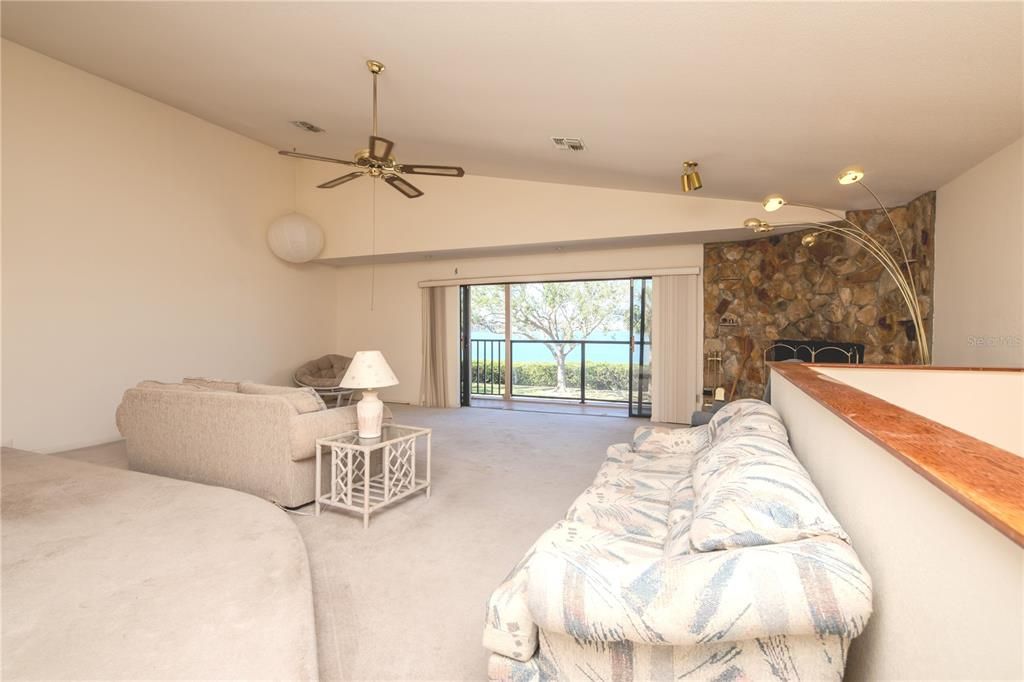 Bedroom, Fireplace, Interior, Stone Walls