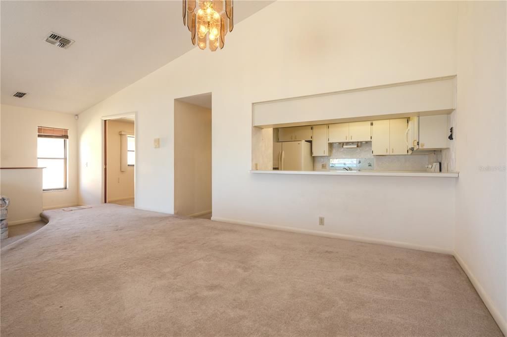 Chandelier, Empty room, Interior, Kitchen