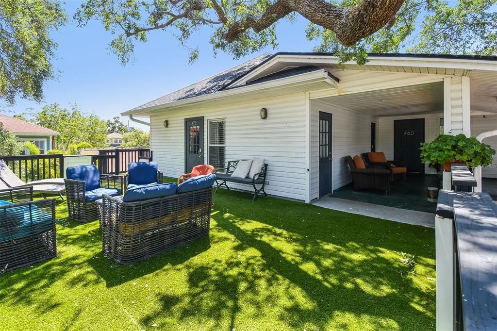 Backyard, Exterior