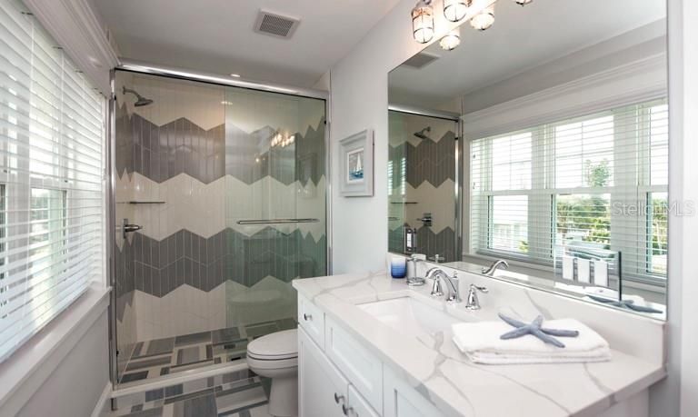 Bathroom, Glass Shower, Interior