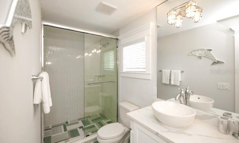 Bathroom, Glass Shower, Interior
