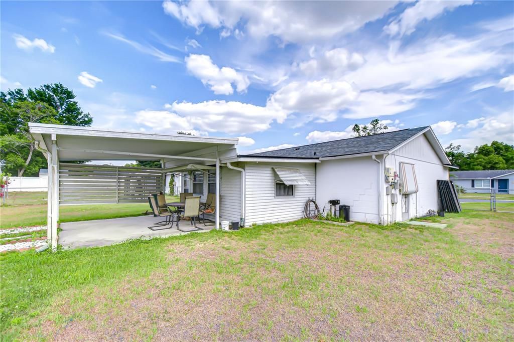 Backyard, Exterior
