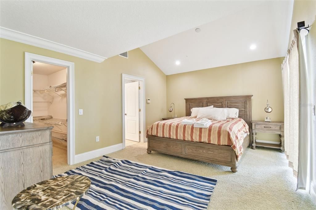Bedroom, Interior, Recessed Lighting