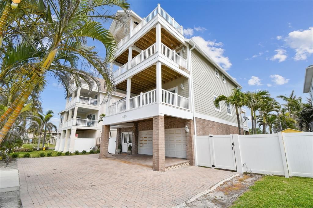 Attached, Exterior, Facade, Brick Facade, Condo Building