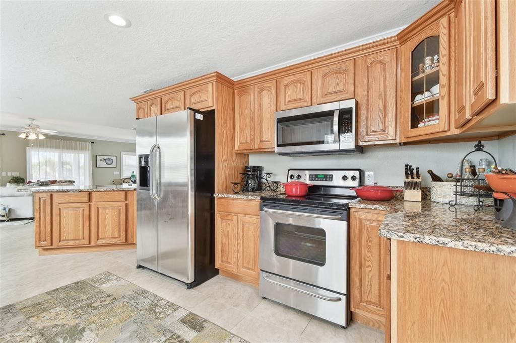 Interior, Kitchen, Recessed Lighting, Stainless Steel Appliances