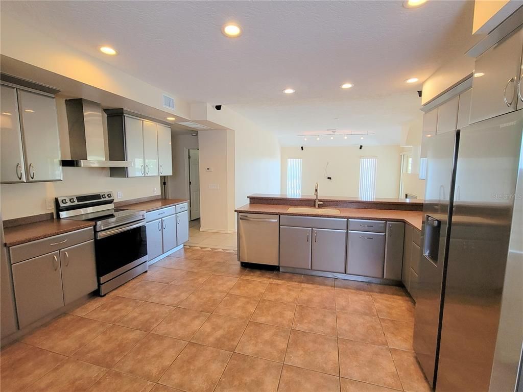 Interior, Kitchen, Recessed Lighting, Stainless Steel Appliances