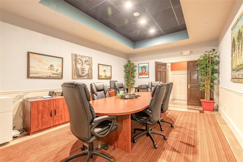 Home Office, Interior, Recessed Lighting