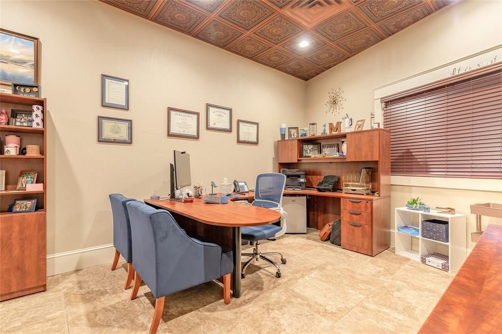 Home Office, Interior, Recessed Lighting