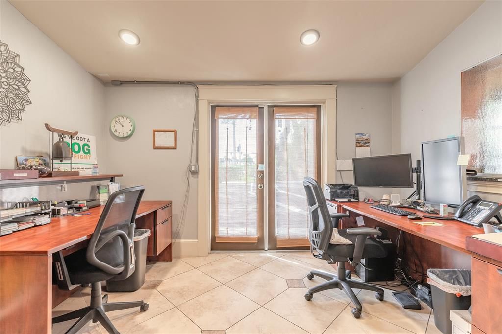 Home Office, Interior, Recessed Lighting