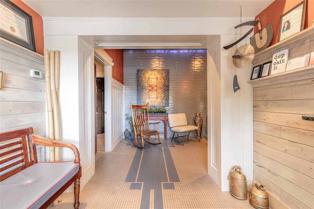 Interior, Stone Walls, Wooden Walls