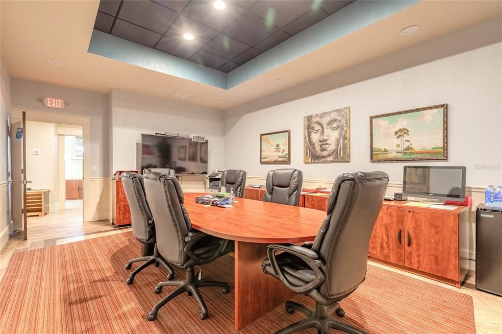Home Office, Interior, Recessed Lighting
