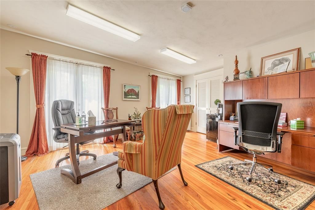 Home Office, Interior, Wood Texture Flooring