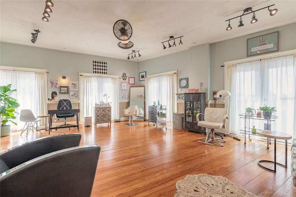 Home Office, Interior, Wood Texture Flooring