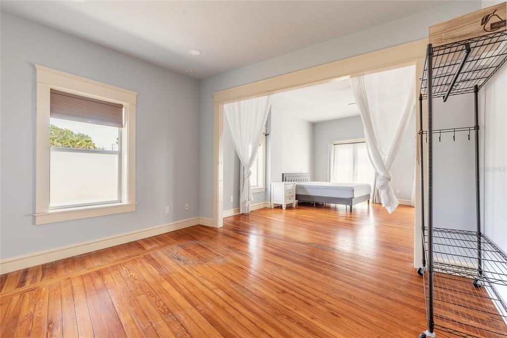 Empty room, Interior, Wood Texture Flooring