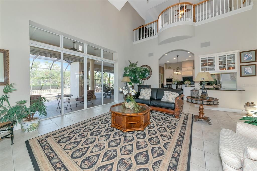 Interior, Kitchen, Living room, Recessed Lighting