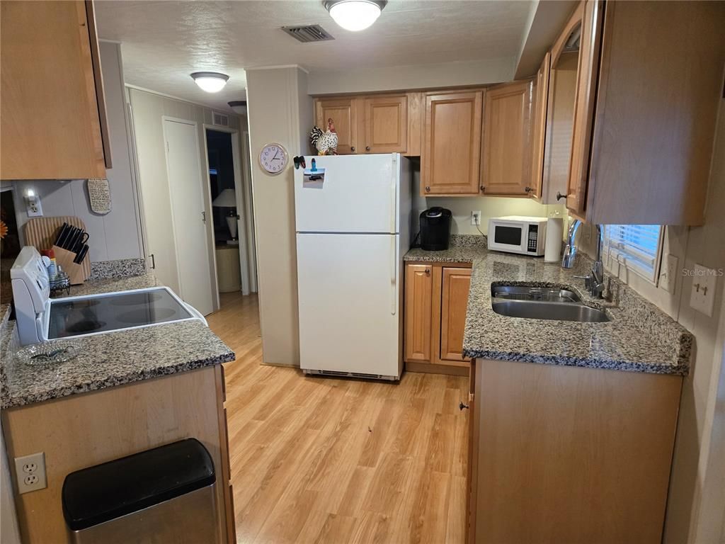 Interior, Kitchen, Wood Texture Flooring