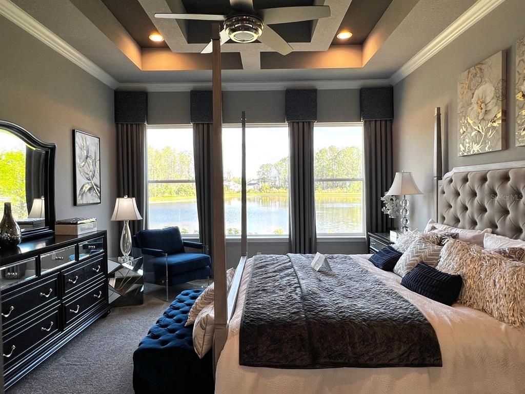 Bedroom, Interior, Recessed Lighting, Water