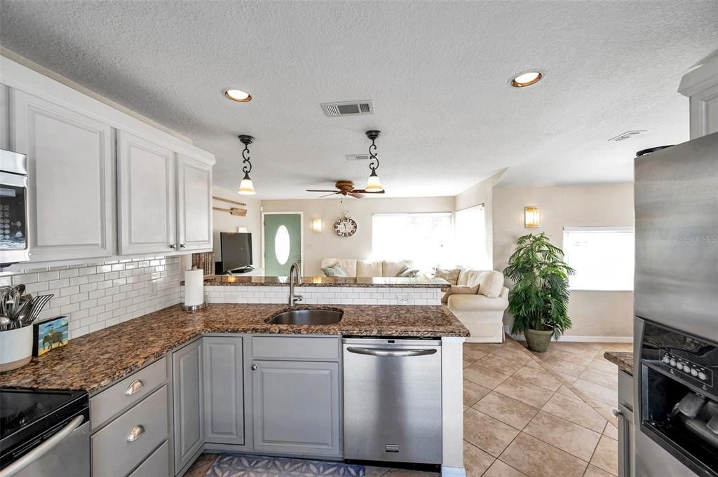 Interior, Kitchen, Pendant Lights, Recessed Lighting