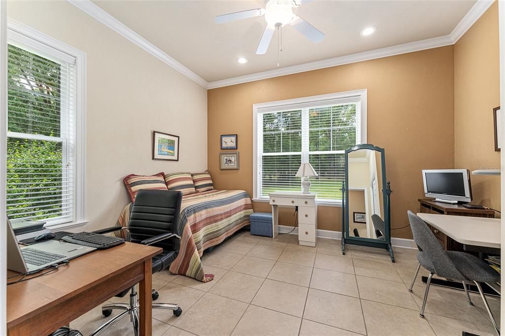 Home Office, Interior, Recessed Lighting