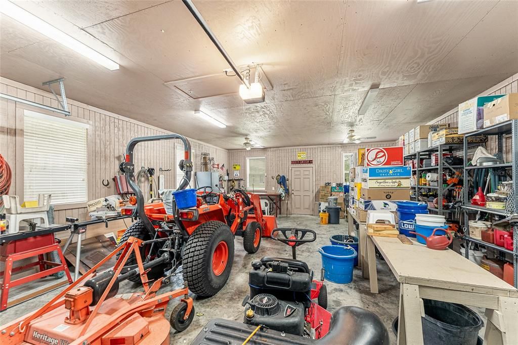 Garage, Interior, Stone Walls
