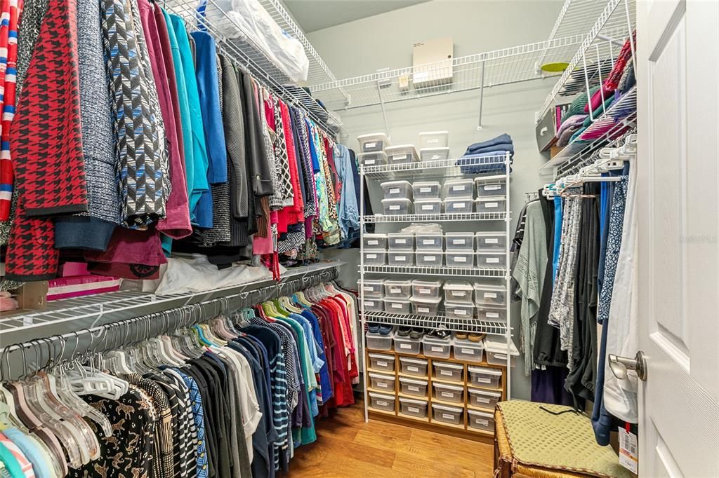Interior, Walk-in Closets, Wood Texture Flooring