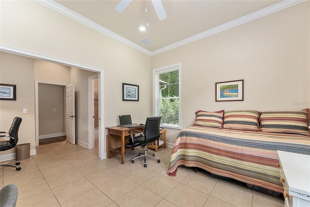 Home Office, Interior, Recessed Lighting