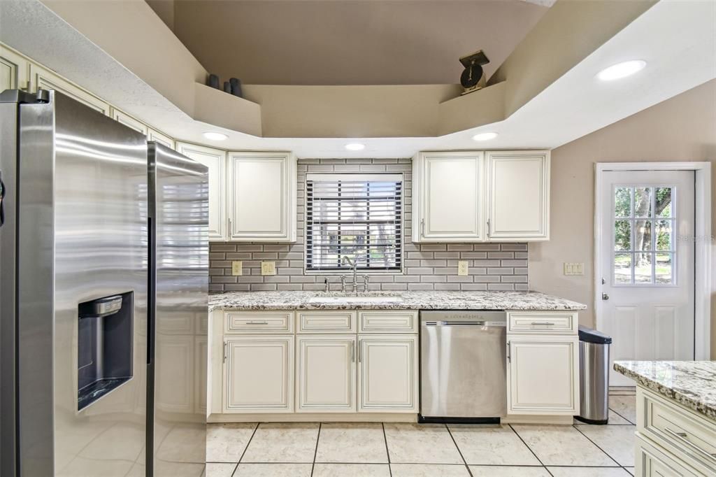 Interior, Kitchen, Recessed Lighting, Stainless Steel Appliances