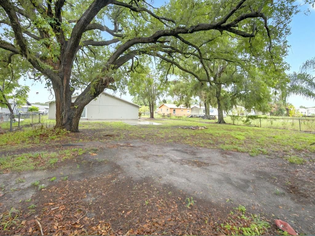 Backyard, Detached Garage, Exterior