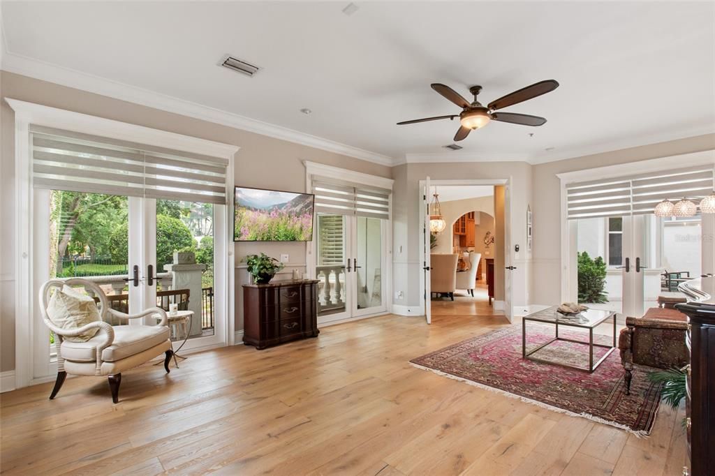 Chandelier, Interior, Living room, Pendant Lights, Wood Texture Flooring