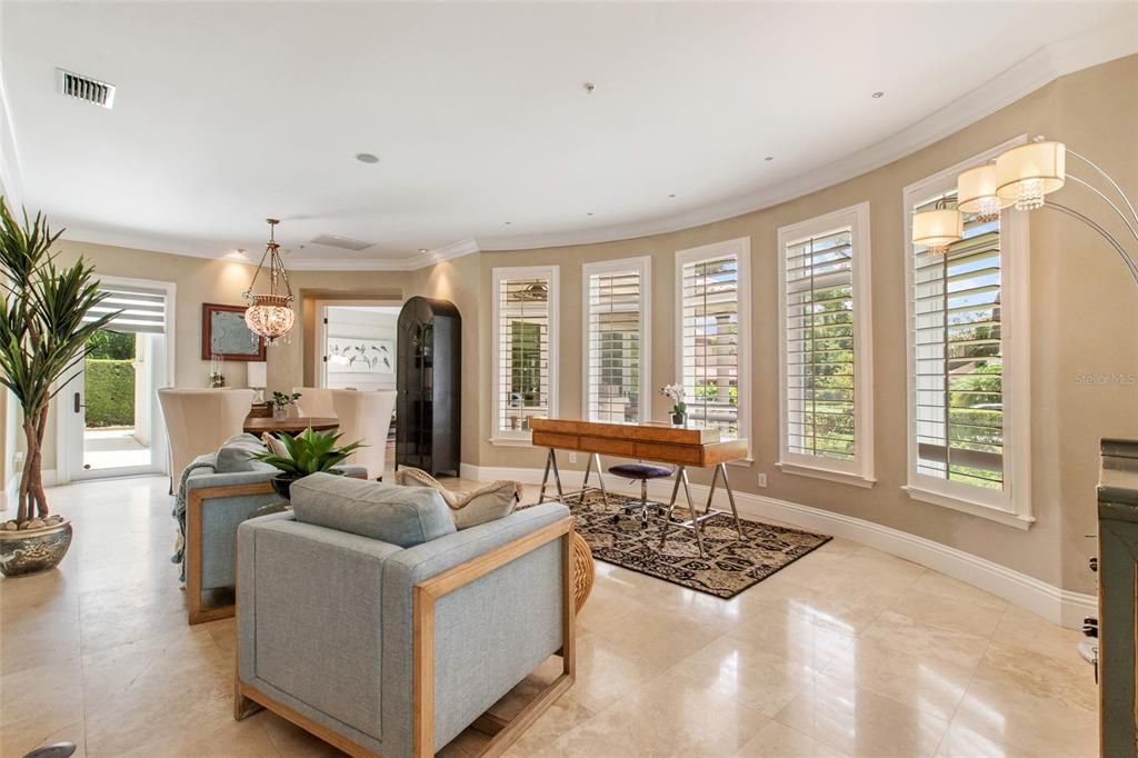 Home Office, Interior, Living room, Pendant Lights, Recessed Lighting