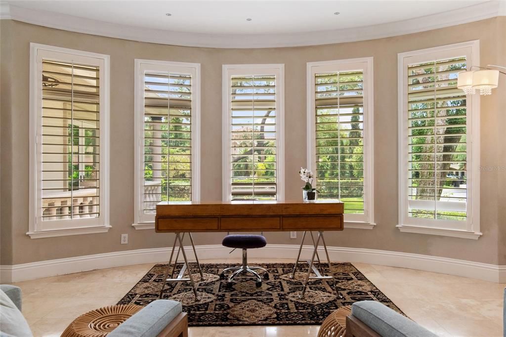 Home Office, Interior, Recessed Lighting