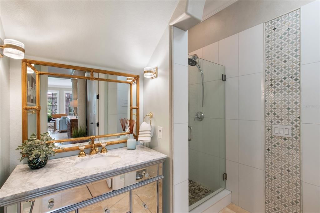 Bathroom, Glass Shower, Interior