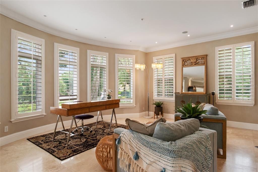 Home Office, Interior, Recessed Lighting