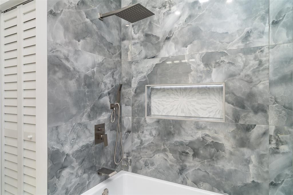 Bathroom, Interior, Marble Walls