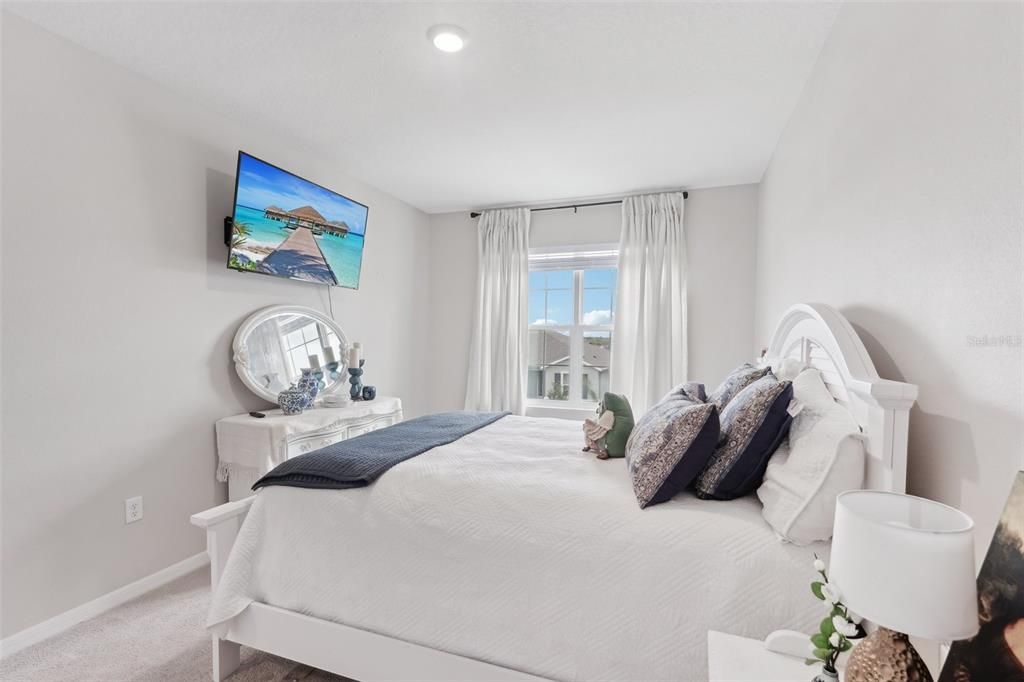 Bedroom, Interior, Recessed Lighting