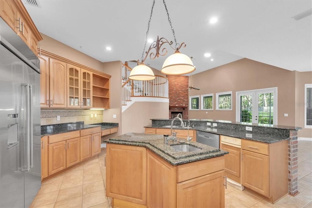 Interior, Kitchen, Pendant Lights, Recessed Lighting