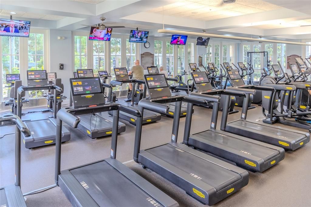 Fitness Equipment, Gym, Interior