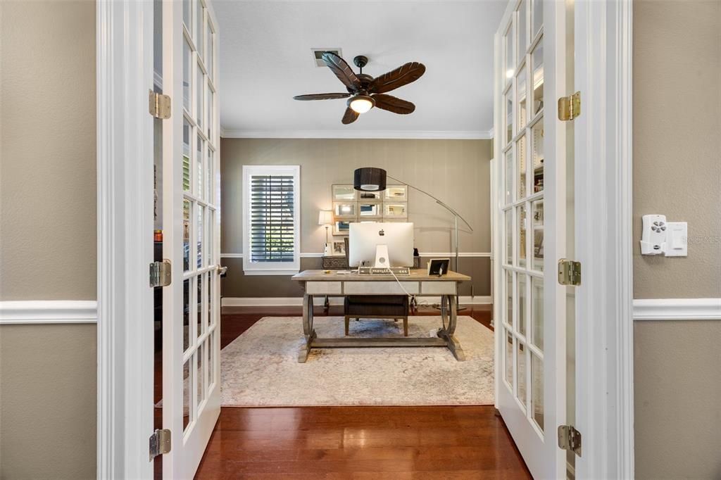 Home Office, Interior, Wood Texture Flooring