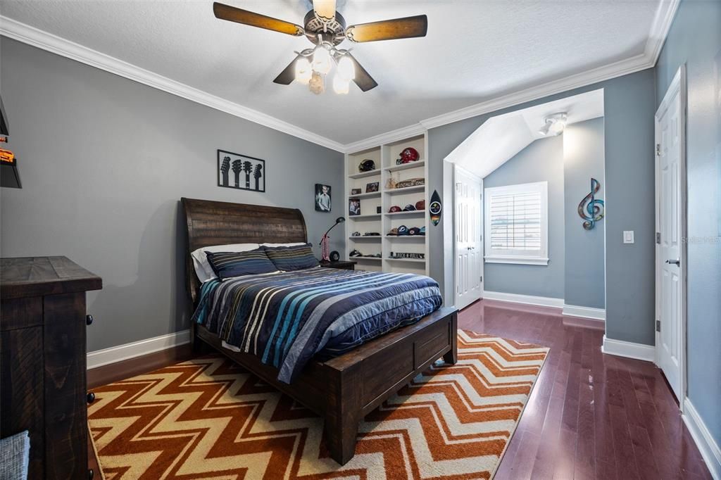 Bedroom, Interior, Wood Texture Flooring