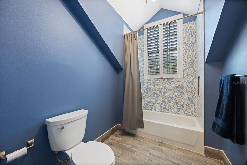 Bathroom, Interior, Wood Texture Flooring